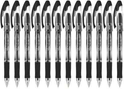 Penac - Soft Glider - Balpen - Zwart- 0.7 mm - 12 stuks