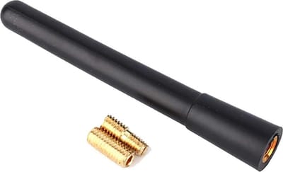 Korte auto-antenne voor de auto Antenne zwart aluminium 10cm Antenna / HaverCo