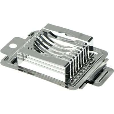 Coupe-œufs en acier inoxydable, trancheur de fraises, trancheur de tomates argenté