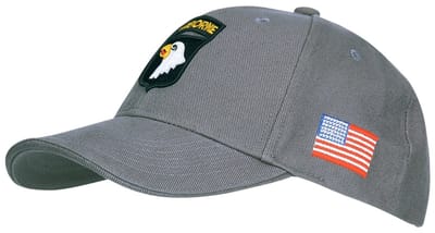 Fostex Garments - Baseball cap 101st Airborne (kleur: Grey / maat: NVT)