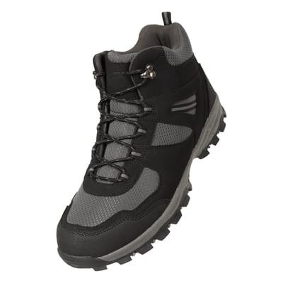 Mountain Warehouse Heren Mcleod Breed Wandelschoenen (Jet Zwart)