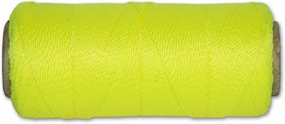 Gedraaid Polypropyleen Touw 1mm Neon Geel 50 Meter