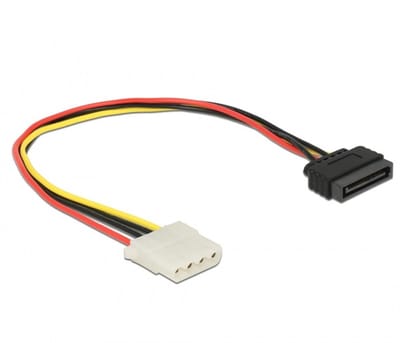DeLOCK power adapter - 4 PIN internal power to SATA power - 30 cm