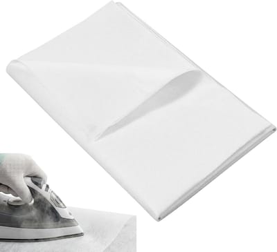 Strijkvlies Wit - Inlegstof Naaien - Kleding Versterken - Lichtgewicht Flexibel - 100 x 200 cm - Wit