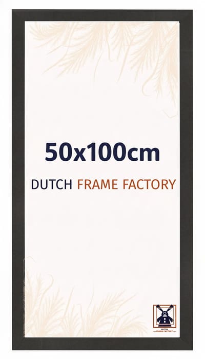 Fotolijst 50x100 cm - MDF - Zwart Mat - Benno