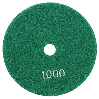 Allecto - Polijstschijven - 125 mm - Geschikt voor Graniet en Beton - 1000 Grit - Natte Diamanttechnologie - Ideaal voor Marmer - Professionele Afw...