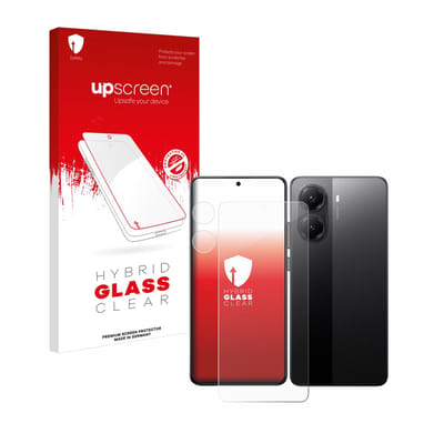 upscreen - Screenprotector voor Xiaomi Poco X7 Pro (Voor+Camera) - Folie Beschermfolie Beschermglas transparant