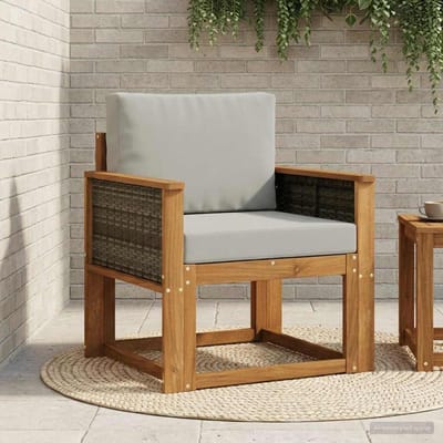 vidaXL - Buiten - Midden - Sofa - Massief - Acacia - Hout - Naturel
