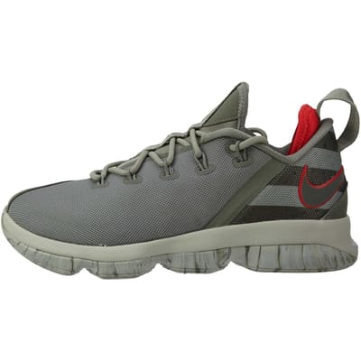 Nike Lebron 14 Low Olijfgroen Heren Sneakers Helderoranje 878636-003 42 gray