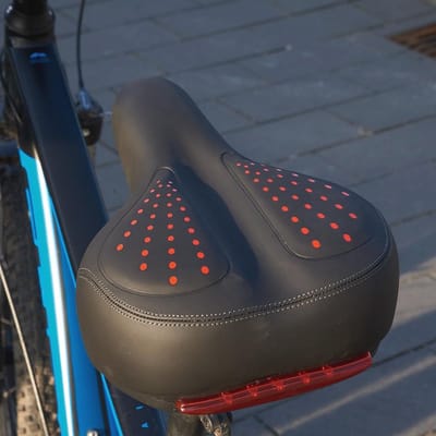 Comfortabel Gelzadel met Achterlicht voor Fietsen – Ultieme Veiligheid en Comfort