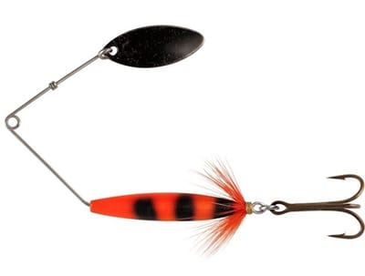 Predox Spintexx Mini Will 11,5 g - compacte spinnerbait met willowblad voor roofvissen Orange Tiger