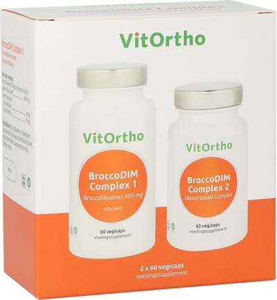 VitOrtho BroccoDIM complex - 2x 60 capsules - Kruidenpreparaat