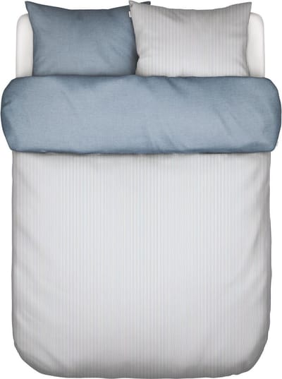 MARC O'POLO Skei Dekbedovertrek Blauw - Lits-Jumeaux - 240x200/220 cm
