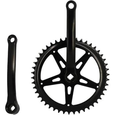 Vierkant enkelassig crankstel Sélection CGN City 40D L170