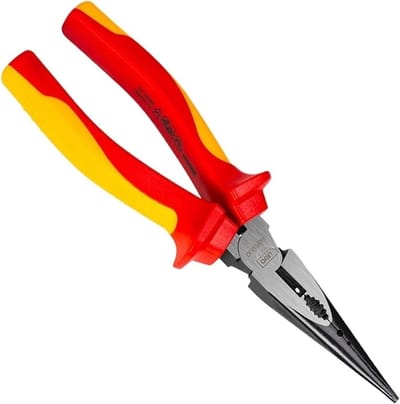 Kabelschaar Tangenset - Draadstripper Kniptang - Elektra Werkzaamheden - 1000V Geïsoleerd - 8 Inch - Meerkleurig
