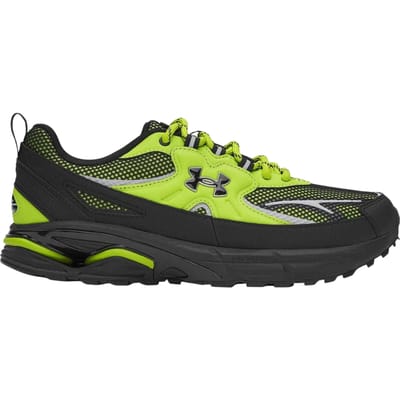 Under Armour Dames Apparition Tech Logo Leren Sneakers (Groen)
