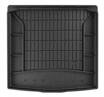 FROGUM TM Kofferbakmat - Geschikt voor FORD FOCUS MK4 Kombi (vanaf 2018) - Lage Vloer - TPE Rubber - Zwart