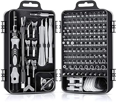 Multifunctionele schroevendraaier set 138 in 1, Professionele precisie schroevendraaiers voor horloge, bril, smartphone, pc, laptop, tablet en elektronica