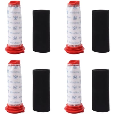 4 Pièces Filtre Pré-Moteur d'Aspirateur Filtre en Mousse pour Bosch 754176 754175 BCH6 Pièces d'Aspirateur white