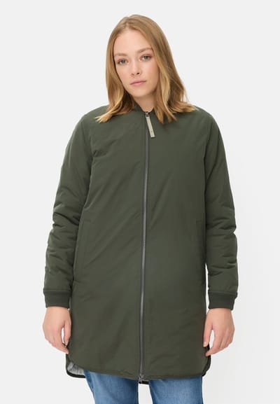 camel active Waterafstotende jas van puur polyester - Maat womenswear-36 - Bosgroen