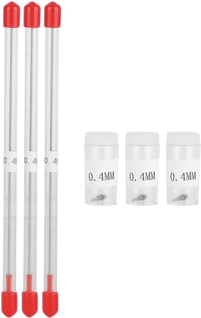 Allecto - Airbrush Nozzle Set - 3-delige vervangonderdelen