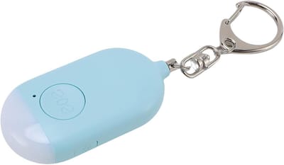 Persoonlijk Alarm - Veiligheidssirene Sleutelhanger - Noodsituatie Waarschuwing - 130dB Geluidssterkte - 8 x 6 x 2 cm - Blauw