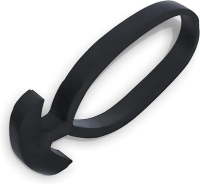 Rubberen Ankerset 8 cm | Set van 100 | Elastische Haken voor Tuinbeplanting en Ondersteuning | Automatische Spanning Rubber voor Bamboestokken