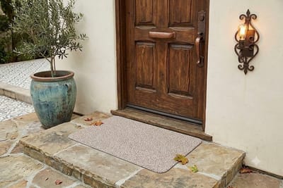 Maison Elara Samson Schoonloopmat – Wasbare Binnendeurmat – Katoen – Lichtbeige – 50 x 80 cm