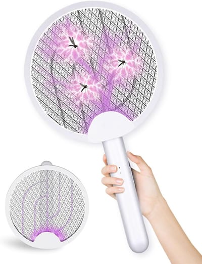 Vliegenlamp-vliegenlamp elektrisch-Foldable electric vliegenlamp-Rotating electric fly killer with trap light, electric fly trap for indoor, garden, bedroom, outdoor use