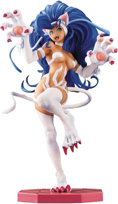 Bishoujo Standbeeld van het Catwoman Personage uit Darkstalkers