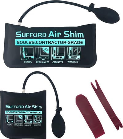 Professionele Air Wedge Bag Pomp - Nivelleer- en Uitlijnkit voor Meubels en Apparaten - 2 Pack