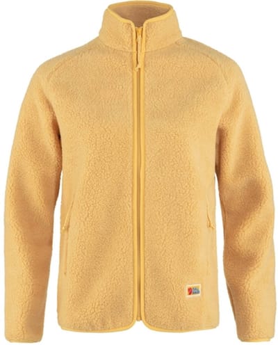 Vest Fjallraven Women Vardag Pile Fleece Mais Yellow-L
