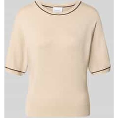 Dunne gebreide batsleeve ronde hals trui dames COMMA
