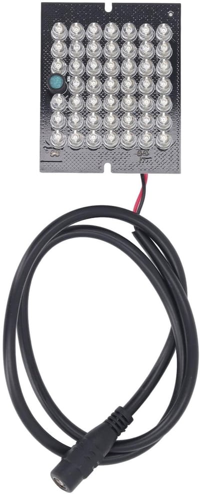 Allecto - IR Lamp Board - Nachtzicht Lamp - 850nm - 48 LED - 12V - Voor Camera's - Effectieve Verlichting