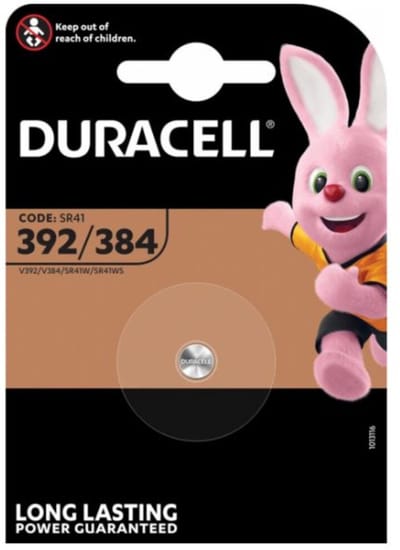Duracell Knoopcelbatterij 392/384 - 10 x - Voordeelverpakking