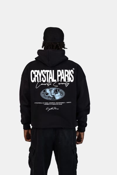 Crystal Paris Oversized hoodie Serenity