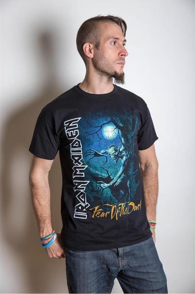 Iron Maiden - Fear Of The Dark Tree Sprite Heren T-shirt - S - Zwart