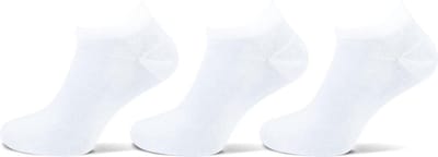 Teckel Sneakersokken Lipje Katoen Wit 43-46 3 paar