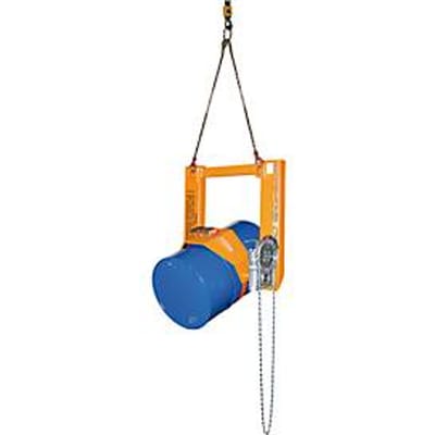 Vatenkantelaar FLEX, met ketting, oranje gelakt