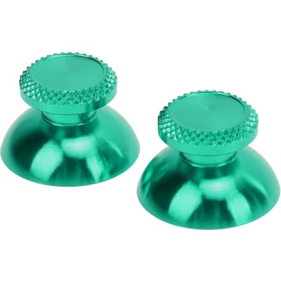 2 stuks Metalen Analoge Grips Stick Duimsticks Controller Aluminiumlegering Metallic Joystick Handheld Spel groen