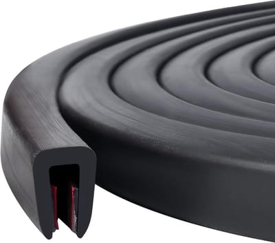 Randbeschermingsprofiel U-vorm in EPDM Rubber voor Platen en Deuren