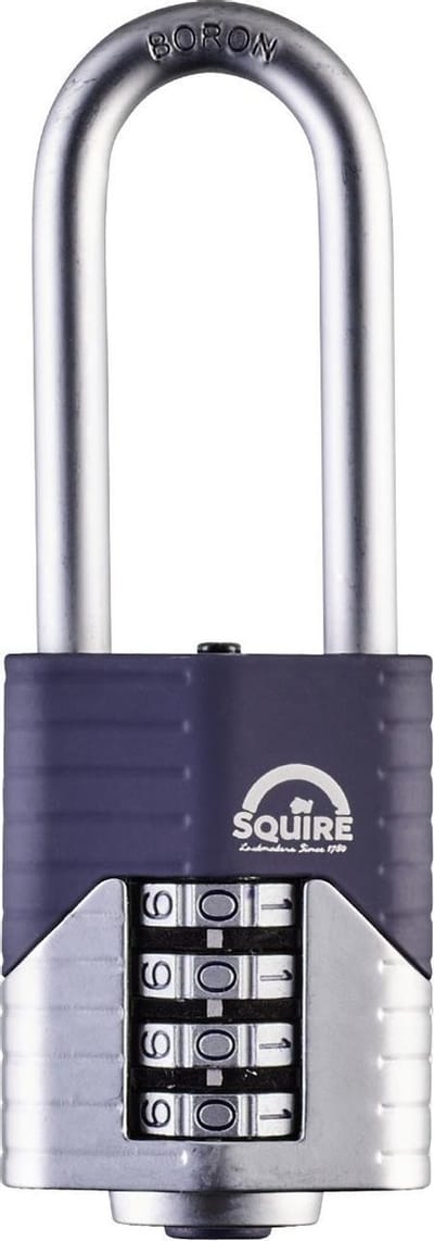 Squire Vulcan Combi 50/2.5 - Hangslot - Cijferslot - Lange beugel - Weerbestendig - 50mm