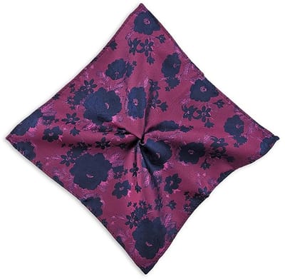 Sir Redman - Pochets - pochet Fiore Fuchsia - fuchsia / donkerblauw