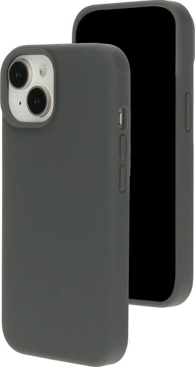Mobiparts hoesje geschikt voor de Apple iPhone 15 - Siliconen - Grijs