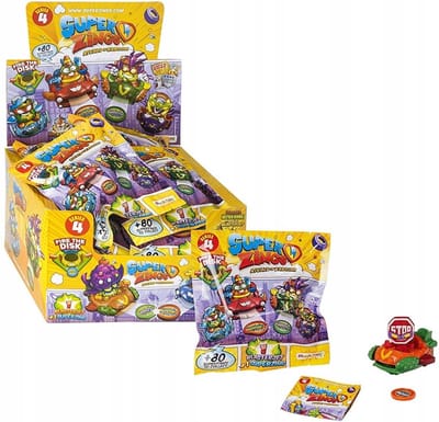 SuperZings Series 4 - Blindbag - 1 Random Blaster Jet + 1 Random Superzing Figuur