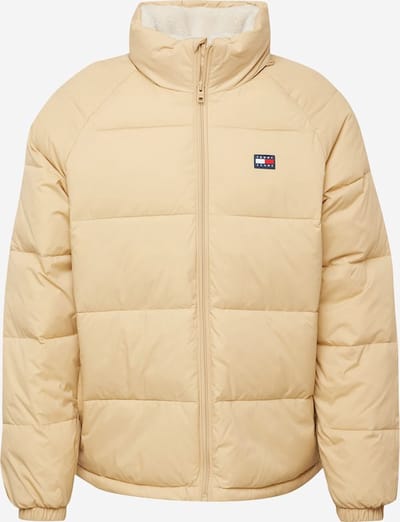 Tommy Jeans jas Gentle Gold - creme - heren - maat L - winterjas - puffer