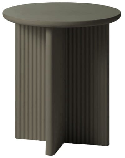 Bijzettafel Palma rond Ø50 cm - Olijfgroen