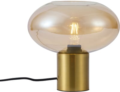 QAZQA umbrella - Design Tafellamp - 1 lichts - H 24.5 cm - Goud/messing - Woonkamer | Slaapkamer