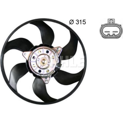 Koelventilatorwiel, motorkoeling MAHLE CFF 382 000S