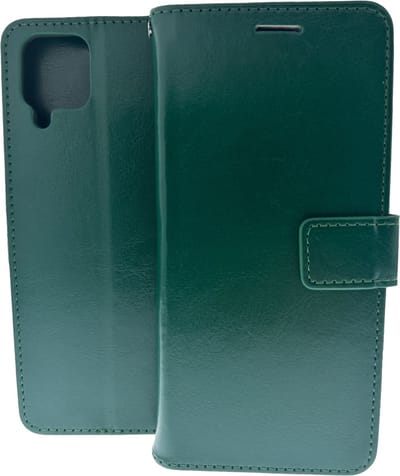 Portemonnee Book Case Hoesje Geschikt voor: Samsung Galaxy A22 4G & M22 groen